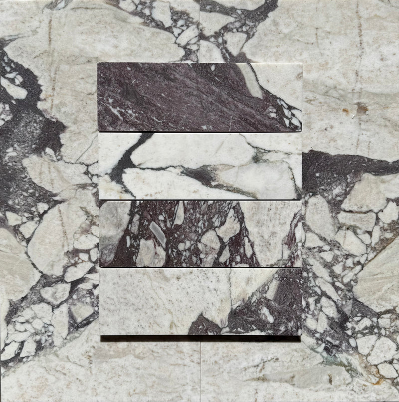 Calacatta Viola Marble Tile 4x12
